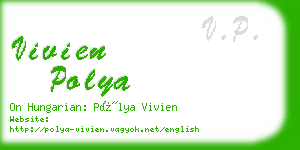 vivien polya business card